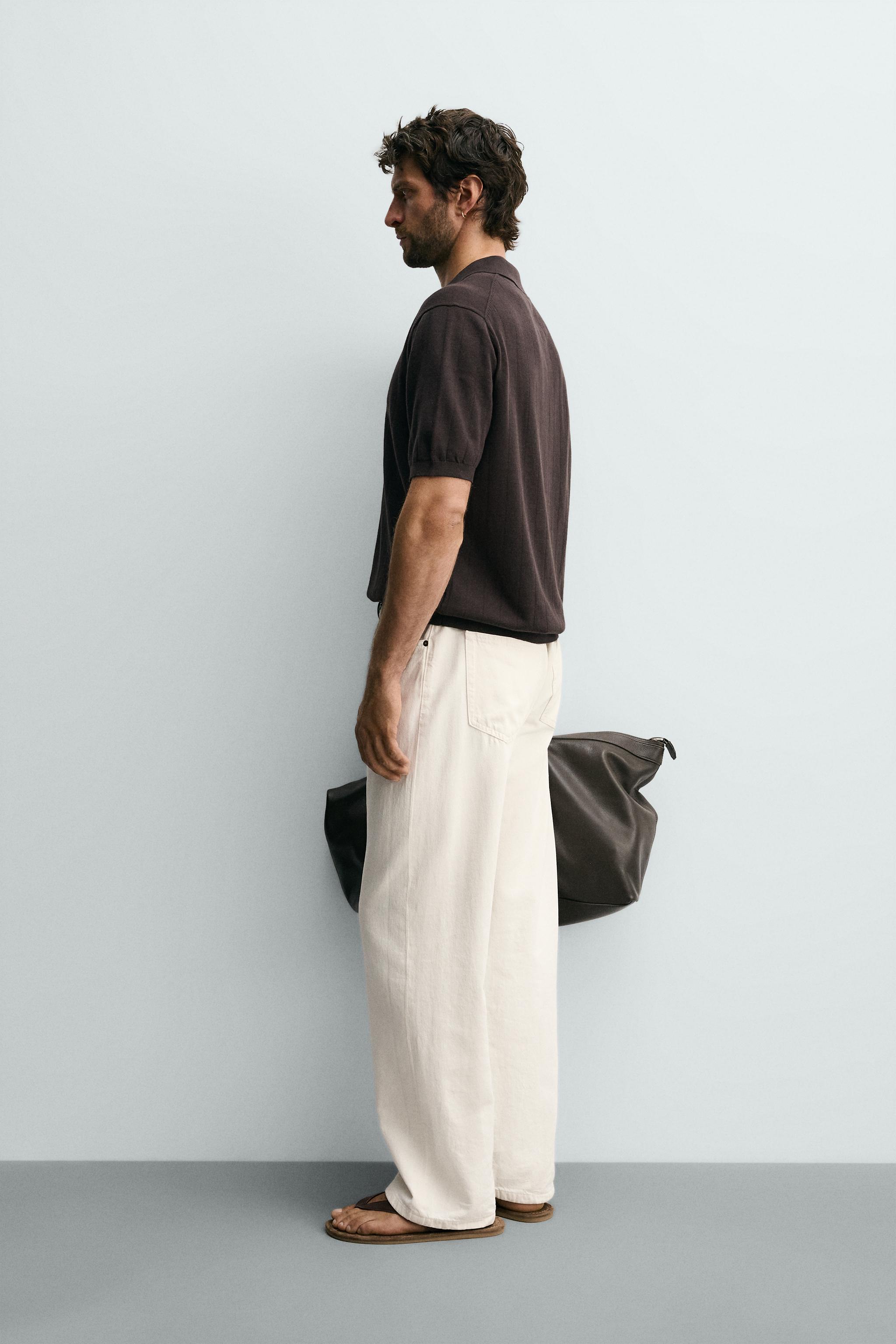 POLO EN MAILLE CANNELÉE REGULAR FIT